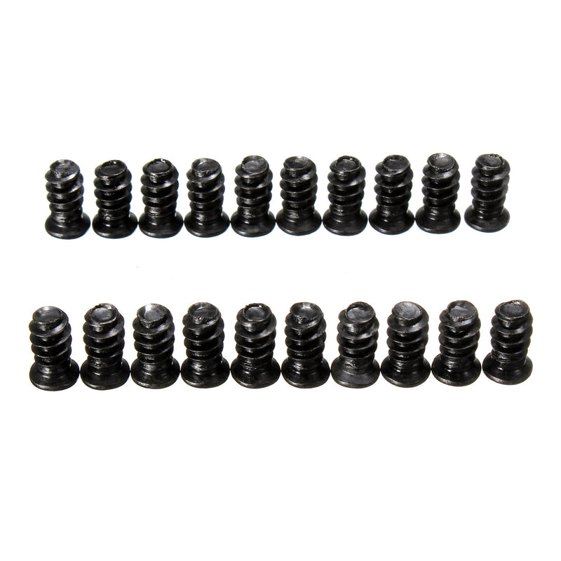20Pcs Computer PC Case Cooling Fan Mount Screws Black For Fans 60mm 80mm 120mm