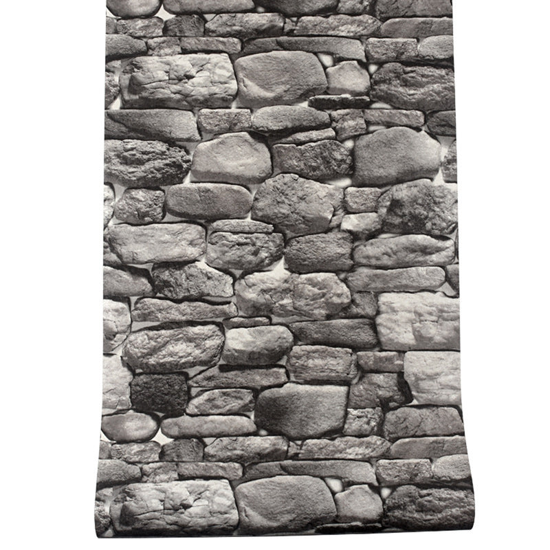 Simulation Stone Retro Background Wall Paper Sticker Living Room Bedroom Decorative