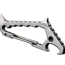 IPRee EDC Pocket Tool Quickdraw Keychain Buckle Opener Stainless Steel Survival Emergency Kit