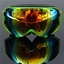 Outdoor Motorcycle Ski Goggles Spherical Dual Lens Snowboard Polarized Glasses