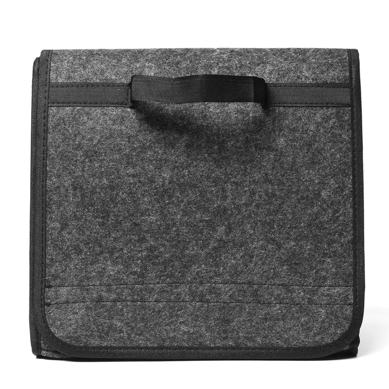 11.8x11.4 x6.3inch Felt Cloth Foldable Car Back Rear Seat Organizer Travel Storage Interior Bag Hold