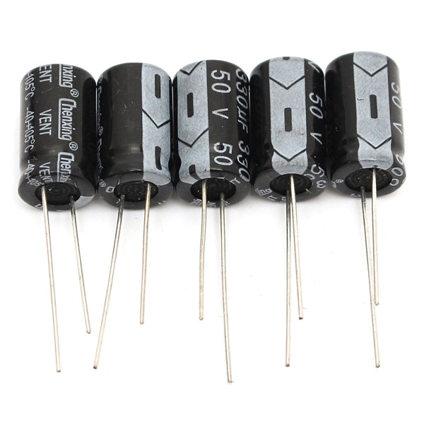 360pcs 15 Value 50V Electrolytic Capacitor 1UF-2200UF Assortment Kit