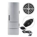 USB Mini Fridge Portable Refrigerator Beverage Drink Can Cooler Warmer Freezer
