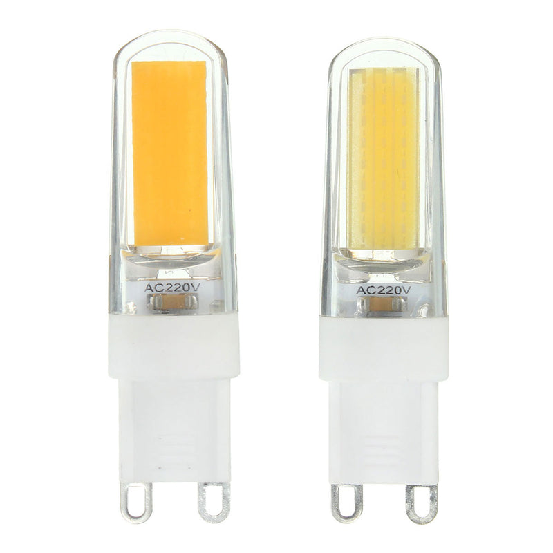 G9 LED 3W Pure White Warm White COB LED PC Material Light Lamp Bulb AC220V