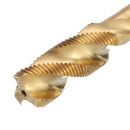 Drillpro M8/M10/M12 HSS Titanium Coated Screw Tap Thread Metric Spiral Flute Machine Hand Tap