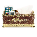 Retro Tissue Box Acrylic Paper Napkin Box Case Cover Phone Holders Organizer