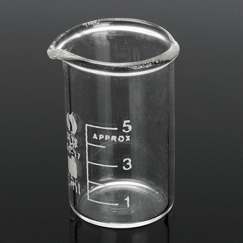 7Pcs 5 10 25 50 100 150 250mL Beaker Set Graduated Borosilicate Glass Beaker Volumetric Measuring Laboratory Glassware
