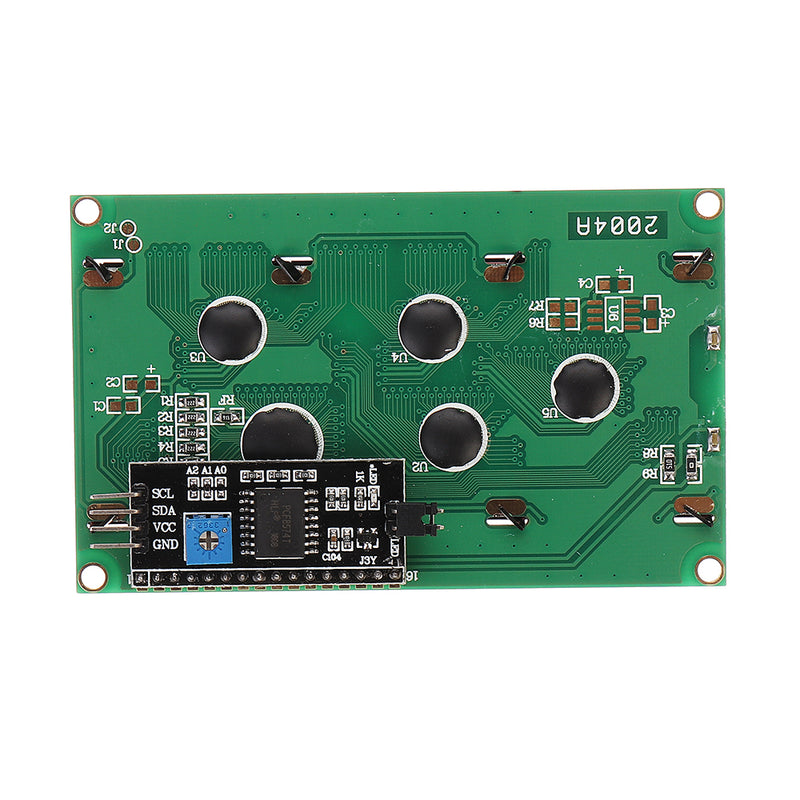 IIC / I2C 2004 204 20 x 4 Character LCD Display Module Yellow Green