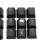 108 Key Light Translucent ABS Keycaps Shooting Games Keycap for Anne Pro 2 Mechanical Keyboard