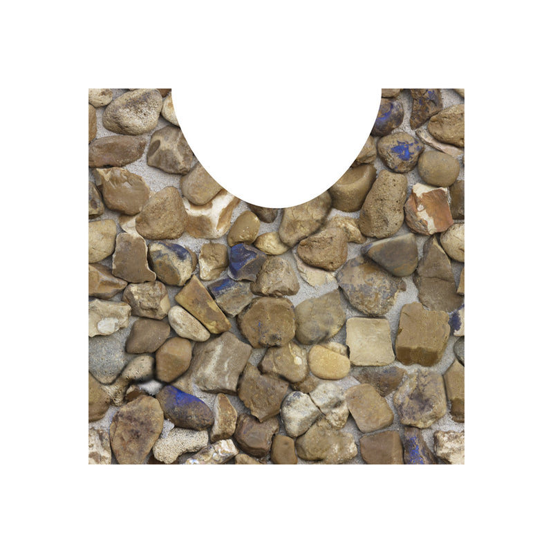 Bathroom Toilet Special 3 Pcs Set PVC Waterproof for 2 Styles Non-slip Wall Sticker