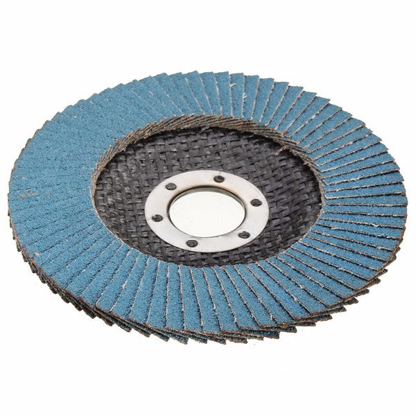 115mm Flap Sanding Disc 40 60 80 120 Grit Angle Grinder Wheel