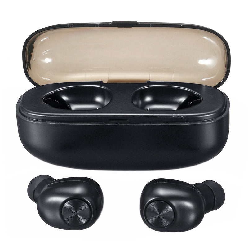 [bluetooth 5.0] TWS Wireless Earbuds Noise Cancelling Bilateral Calls IPX5 Waterproof Earphone with Charging Box
