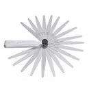 Drillpro 20 Blade Feeler Metric Gauge 0.05 to 1.0mm Thickness Spark Plug Measure Gap Tool