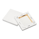 8PCS White Mini Blank Canvas Acrylic Paintings Frame Oil Paint Artist Square Art Sketch Boards Square Canvas