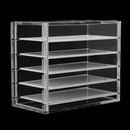 5 Layer Clear Eyelash Storage Acrylic Box Cosmetic Organizer Eyelashes Glue Pallet Holders