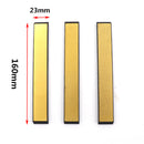 Drillpro 3Pcs 240 600 1000 Grit Sharpen Stone Titanium Coated Diamond Sharpener Whetstone
