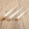 10Pcs Lab Glass Test Tube With Cork Stopper 20ml/35ml/50ml