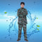 Camouflage Adult Raincoat Suit Poncho Motorcycle Hiking Rainwear Outdoor Tops+Pants