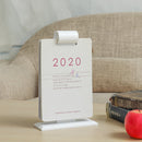 2020 Year Desk Calendar Simple Desktop Decorations Calendar Daily Schedule Planner Coil Vertical Calendar