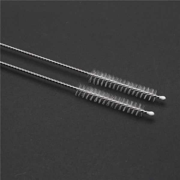 5Pcs 175mm Stainless Steel Straight Straws Cleaner Cleaning Brushes