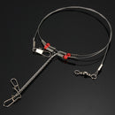 ZANLURE 70 cm Stainless Steel Wire Leader Fishing Line Lure Trace Cable Braided Fishing Line