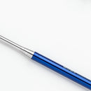 GW 1.9m/2.1m/2.3m Stainless Steel+Rubber+Silica Gel Fishing Bracket Outdoor Portable Retractable Fishing Holder Fishing Chair Accessories -Blue