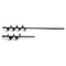 5x22/5x45cm Garden Auger Small Earth Planter Drill Bit Post Hole Digger Earth Planting Auger Drill Bit for Electric Drill