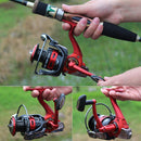 Sougayilang BD3000-5000 5.2:1 13+1BB Super Hard Metal Spinnig Reel Carp De Pesca Fishing Reel