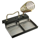 DANIU Double Metal Base Soldering Iron Gun Holder Mount Support Stand Station + Sponge