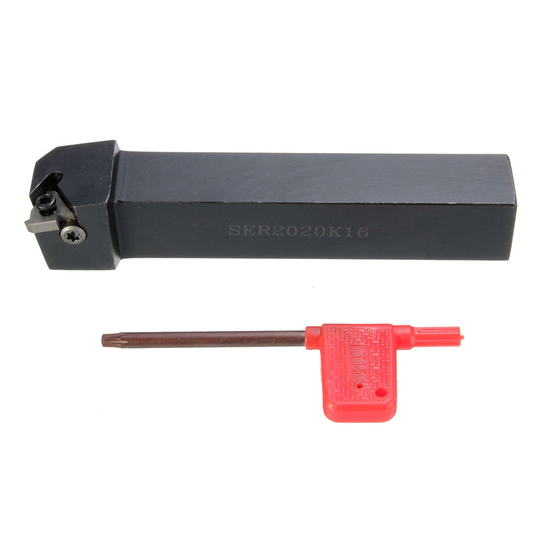 SER2020K16 20x125mm Lathe Turning Tool Holder with 16ER Insert