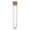 10Pcs 18*100mm Plastic Glass Test Tube With Cork Stopper Medical Lab Supplies