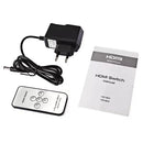 HDMI Switch Switcher 5 Input 1 Output with Remote Control
