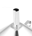 KCASA KC-FS022 5 Inches Stainless Steel Funnel Wide Mouth Liquid Oil Filling Funnel With Strainer
