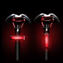 WILD MAN Bike Taillight 300h Long Life 4 Modes Waterproof Wide Angle Night Light USB Charging