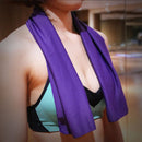 KCASA 30x90cm 16 Microfiber Portable Quick-drying Sports Towel Travel Jogger Cloth Camping Swimming Gym Washcloth