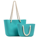 Jordan&Judy 6.3L 11.4L Silicone Beach Handbag Women Shoulder Storage Bag Tote Outdoor Travel