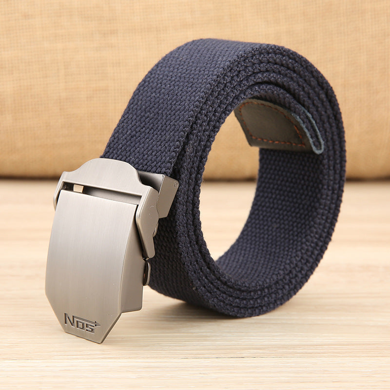 ZANLURE 130cm Fiber Belt Zinc Alloy Buckle Quick Release Tactical Belts