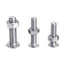 Suleve MXSS4 500PCS M3 M4 M5 304 Stainless Steel Hex Socket Head Cap Bolts Screw Nut Kit Set