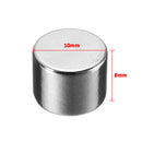 20pcs N50 Strong Round Cylinder Magnets 10 mm x 8 mm Rare Earth Neodymium Magnet