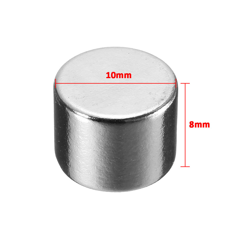 20pcs N50 Strong Round Cylinder Magnets 10 mm x 8 mm Rare Earth Neodymium Magnet