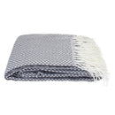 51.1" X 78.7" Sofa Warm Throw Blanket Tassels Knitted Air Condition Blankets Anti Electrostatic Winter Warmer