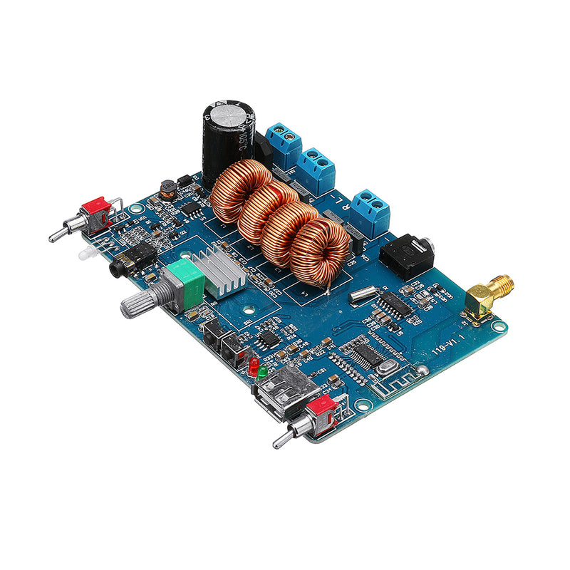 DC12-24V/AC8-16V Wireless bluetooth 4.2 2 Channel Stereo Digital Power Amplifier Board