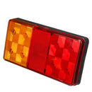 Pair 12V 8 LED Lights Tail Lamp Stop Indicator For Trailer 4WD 4X4 Camper Ute