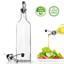 Oil Vinegar Glass Cruet Condiment Bottle Dressing Sauce Dispenser Beverage Dispenser 250/500ml