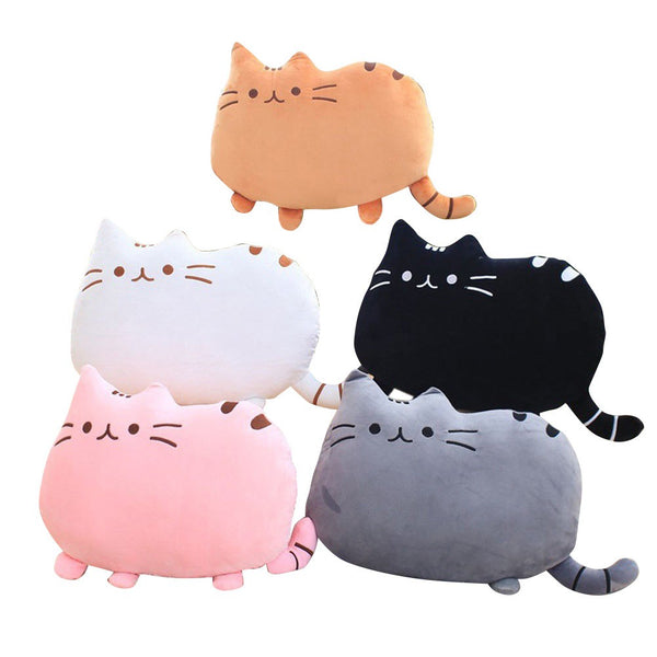 1Pc Creative Cartoon Cat Soft Back Pillow Cushions