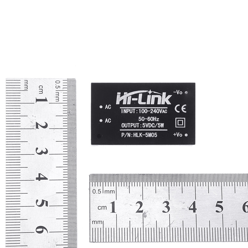 HLK-5M05 AC 100-240V to DC 5V 5W AC-DC Low Ripple Switching Power Supply Module Power Step Down Buck Regulator