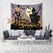 Loskii LWG5 Halloween Tapestry Pumpkin Print Wall Hanging Tapestry Art Home Decor Halloween Decorations
