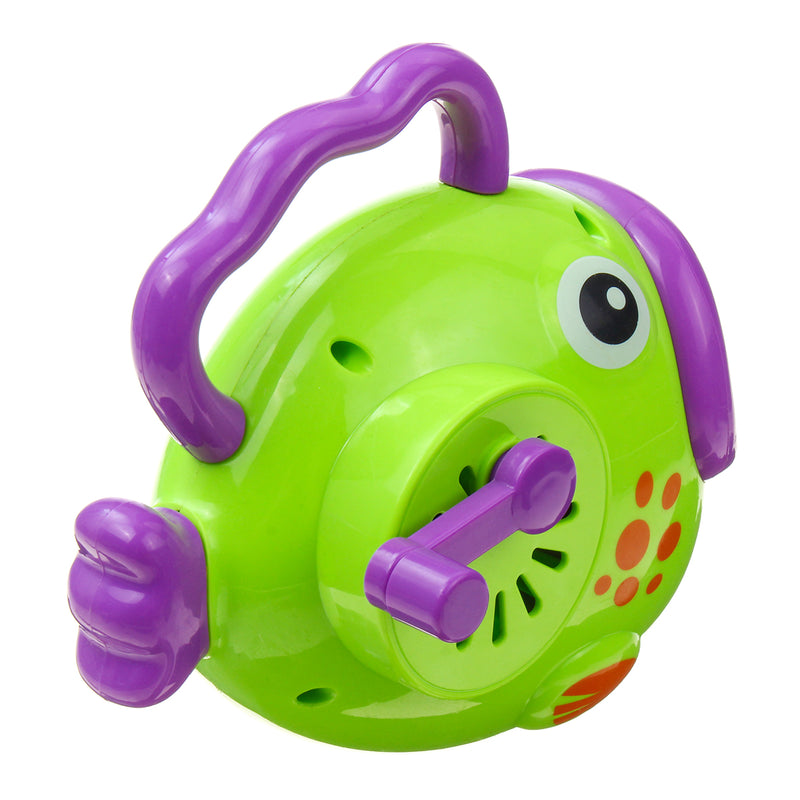 Car Fish Manual Bubble Machine Baby Shower Bubble Maker Blower Science Toys