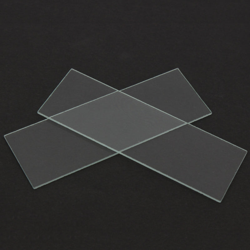 5pcs Single Concave Microscope Glass Slides Reusable Laboratory Blank 1mm