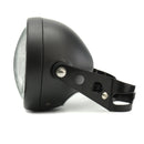 6.5 inch 12V Motorcycle Headlight Hi/lo Beam Matte Black Mount Bracket Cafe Racer For Honda